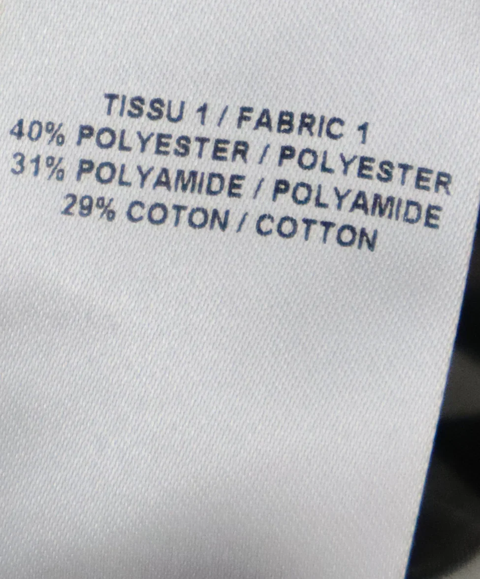 Alaia B&W Check Print Blouse sz 2 - Image 5