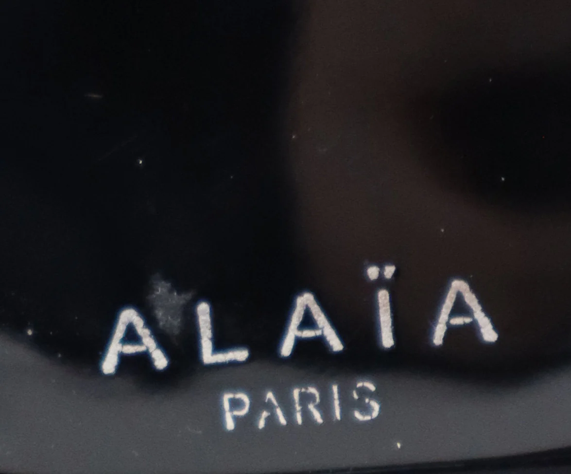 Alaia Black Patent Leather Crossbody Heart Shaped Le Coeur Handbag - Image 6