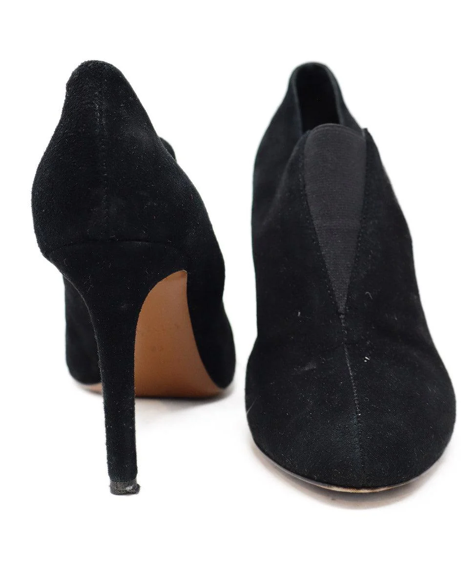 Alaia Black Suede Heeled Booties sz 5 - Image 3