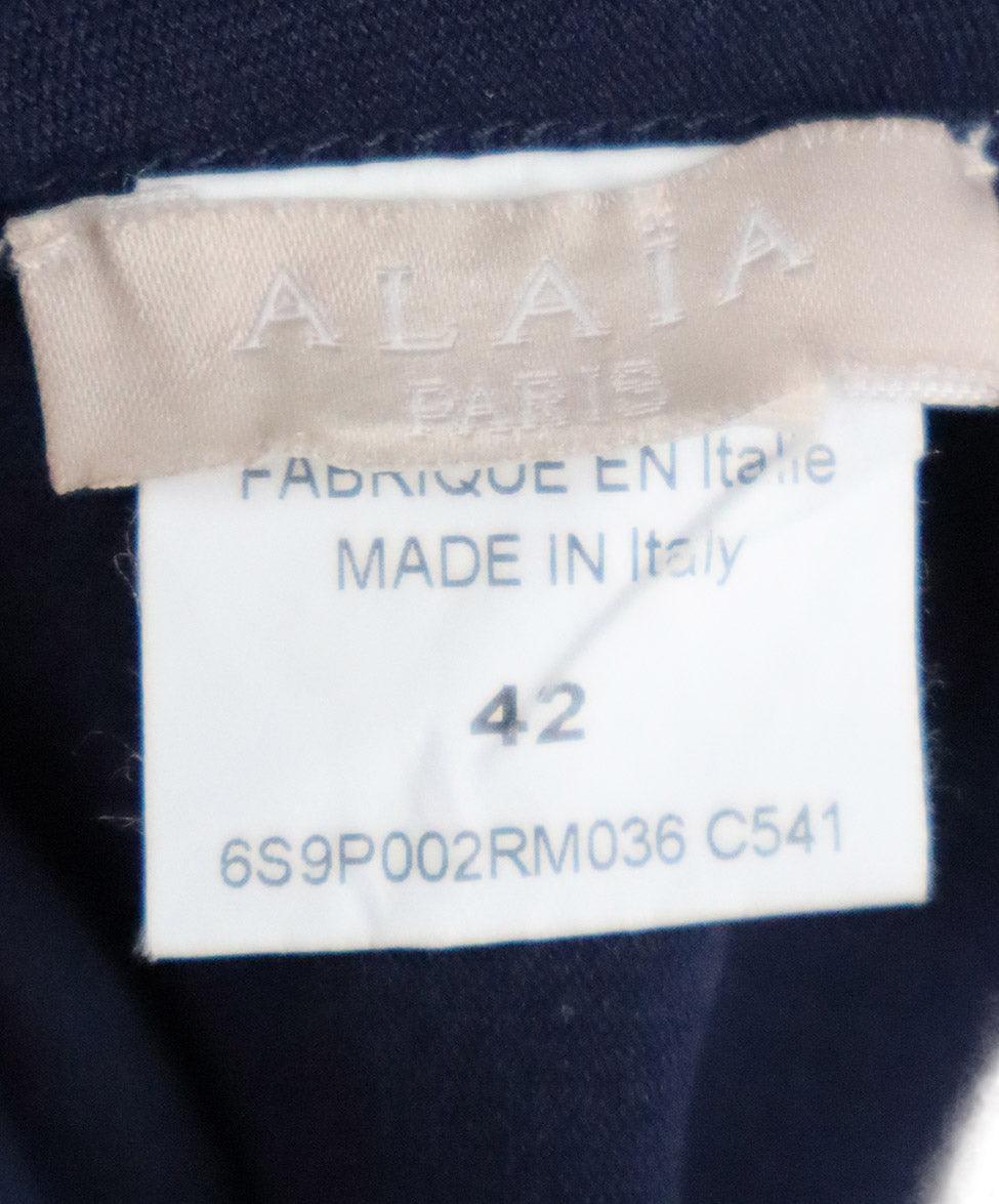 Alaia Navy Spandex Pants sz 6 - Image 3