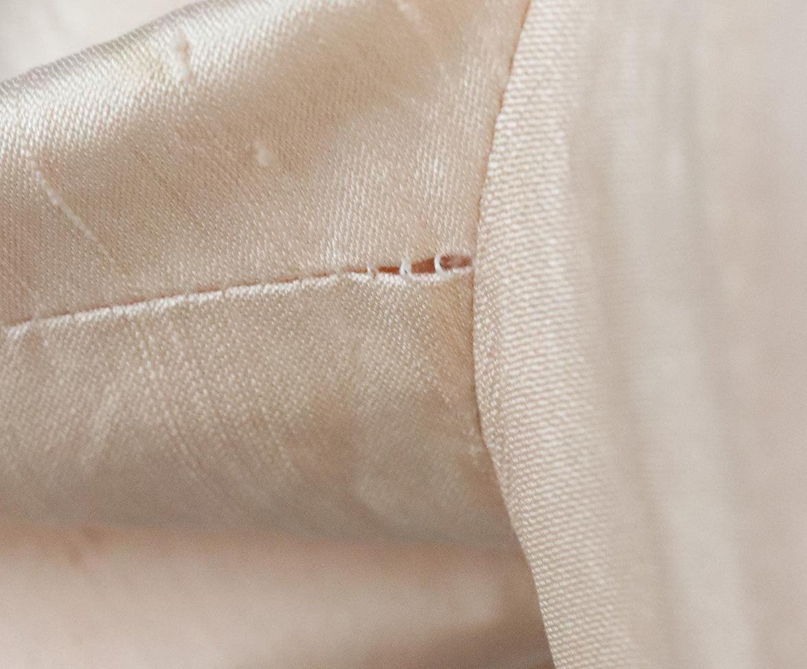 Alberta Ferretti Peach Silk Blazer sz 4 - Image 7