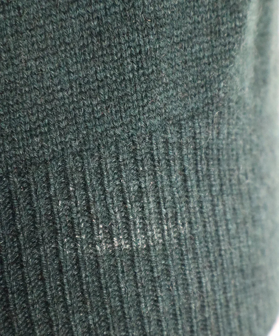 Alexander McQueen Green Cashmere Cardigan sz 2 - Image 6