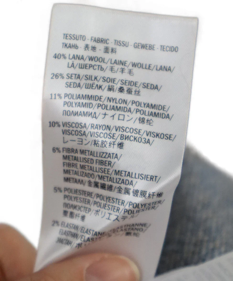 Alexander McQueen Grey Butterfly Print Sweater sz 8 - Image 5