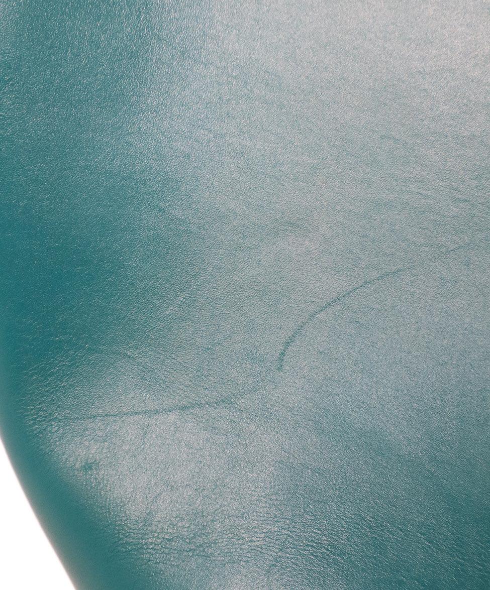 Alexander McQueen Turquoise Leather Tote - Image 7