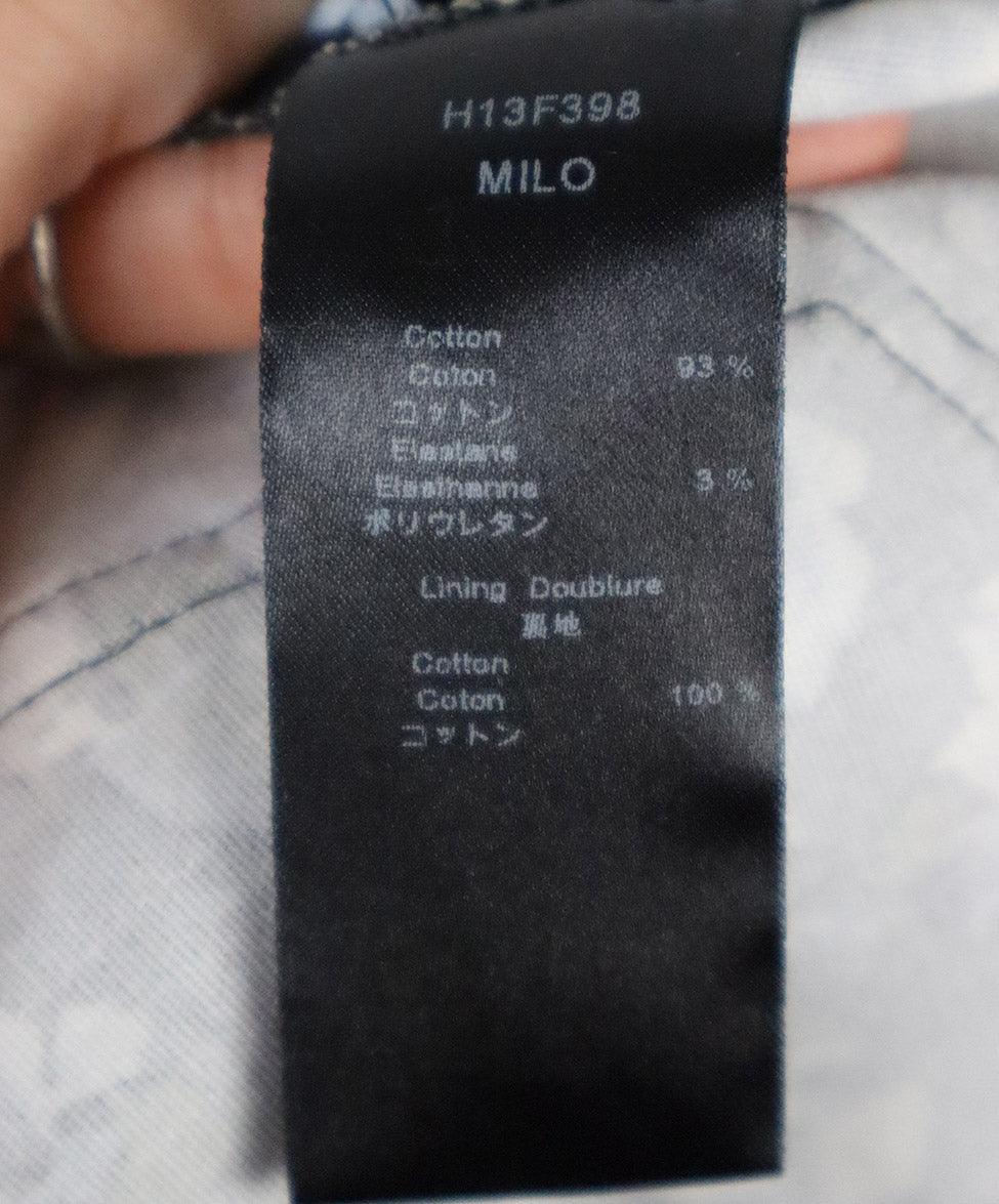 Anne Fontaine Blue & Green Floral Jeans sz 6 - Image 3