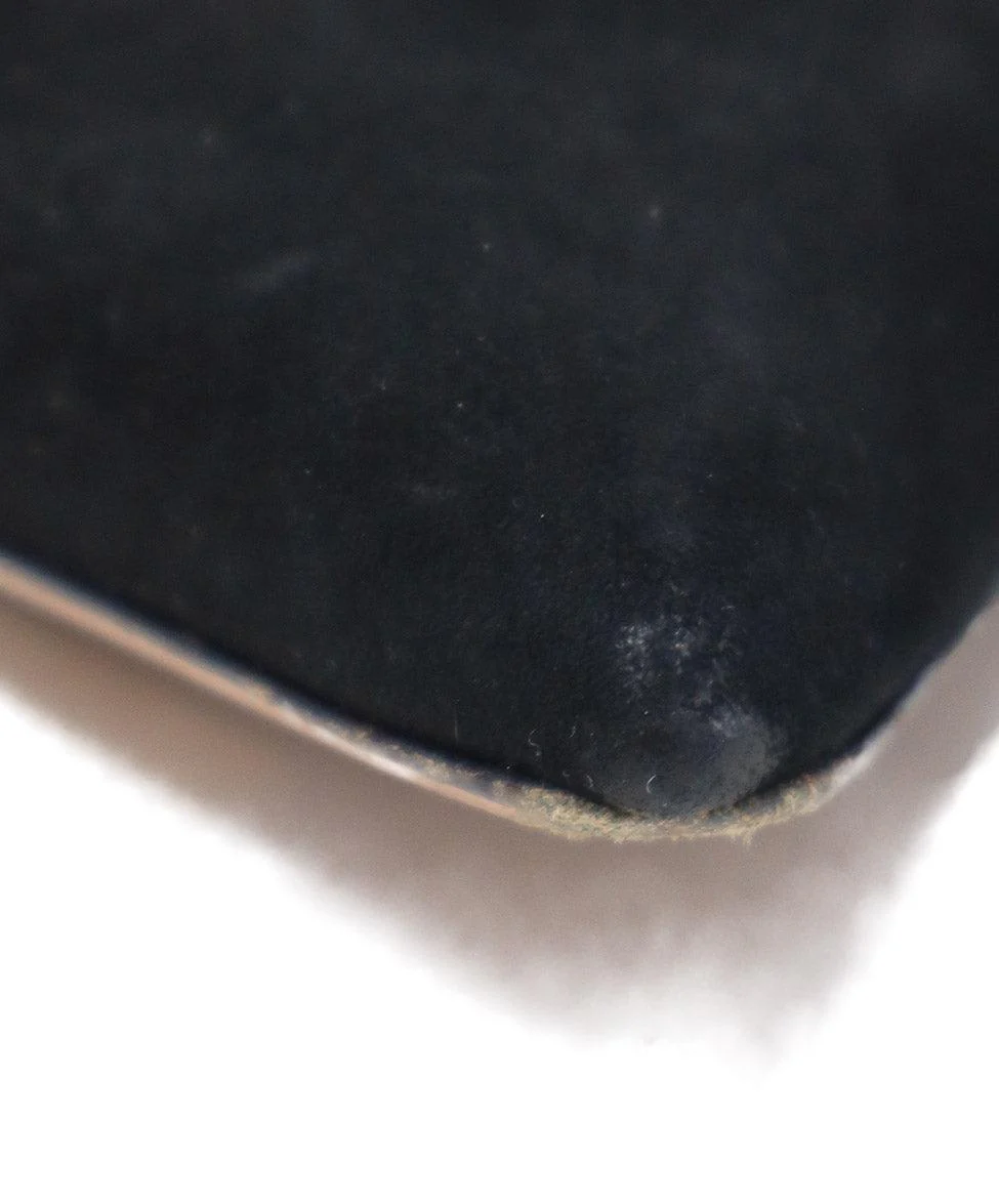 Aquazzura Black Suede & Leather Studded Flats sz 7.5 - Image 6