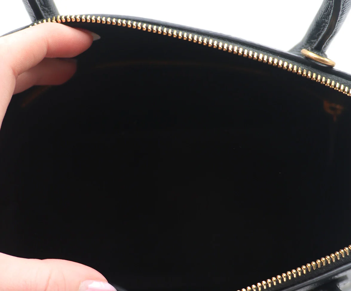 Balenciaga Black & White Leather Handbag - Image 7