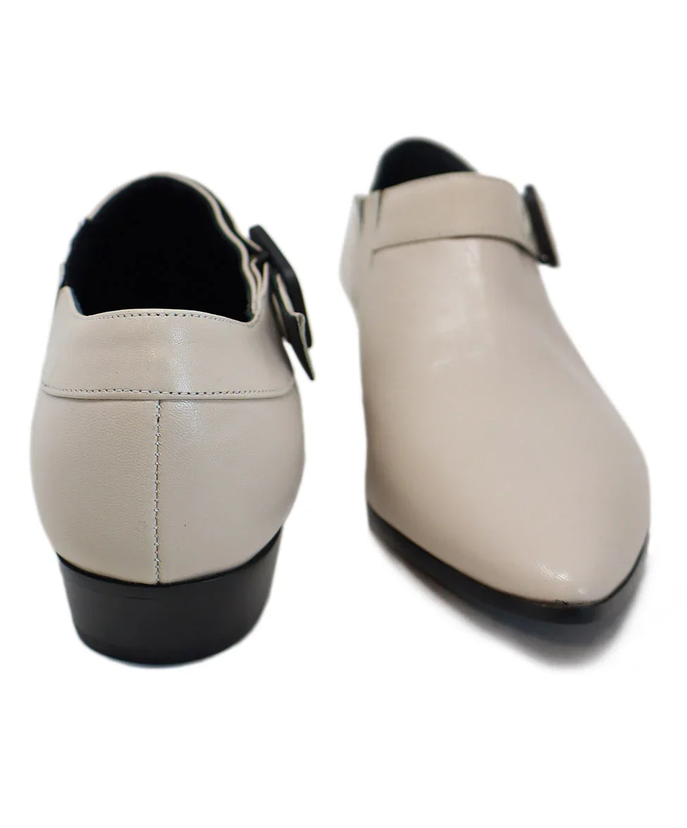 Bottega Veneta Beige Leather Booties sz 4 - Image 3