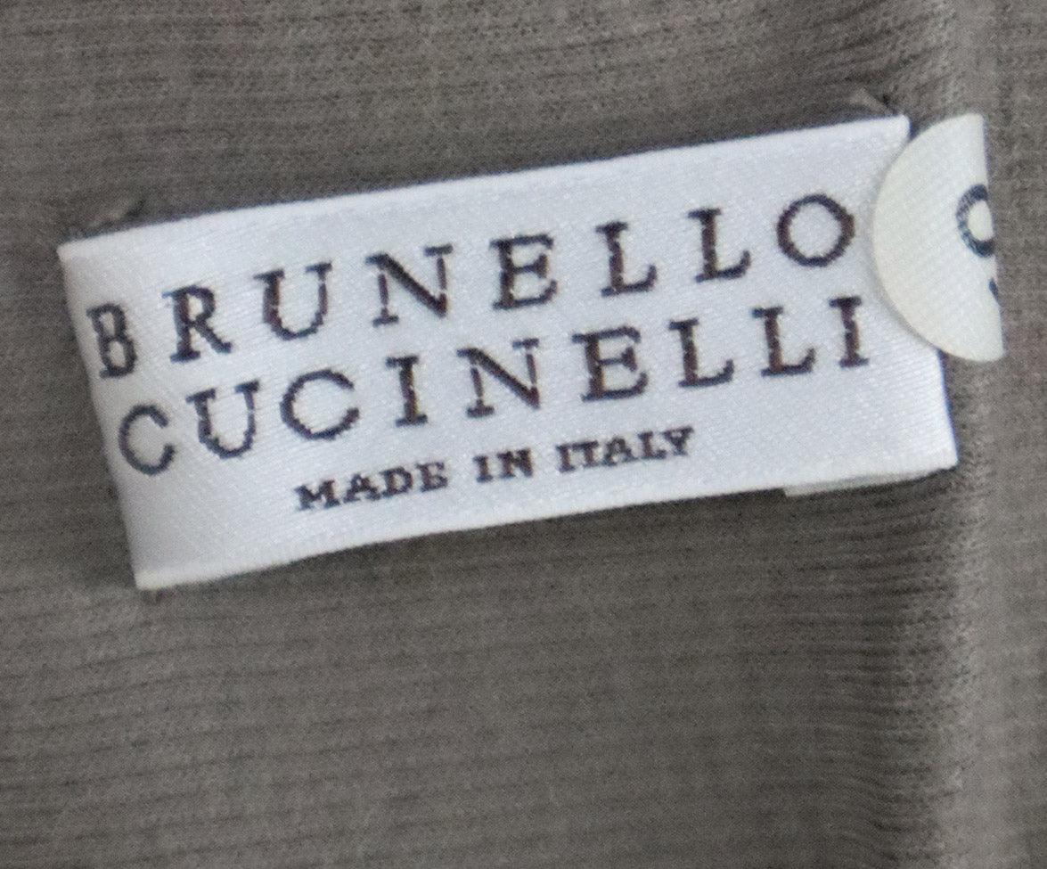 Brunello Cucinelli Strapless Beaded Dress sz 4 - Image 4