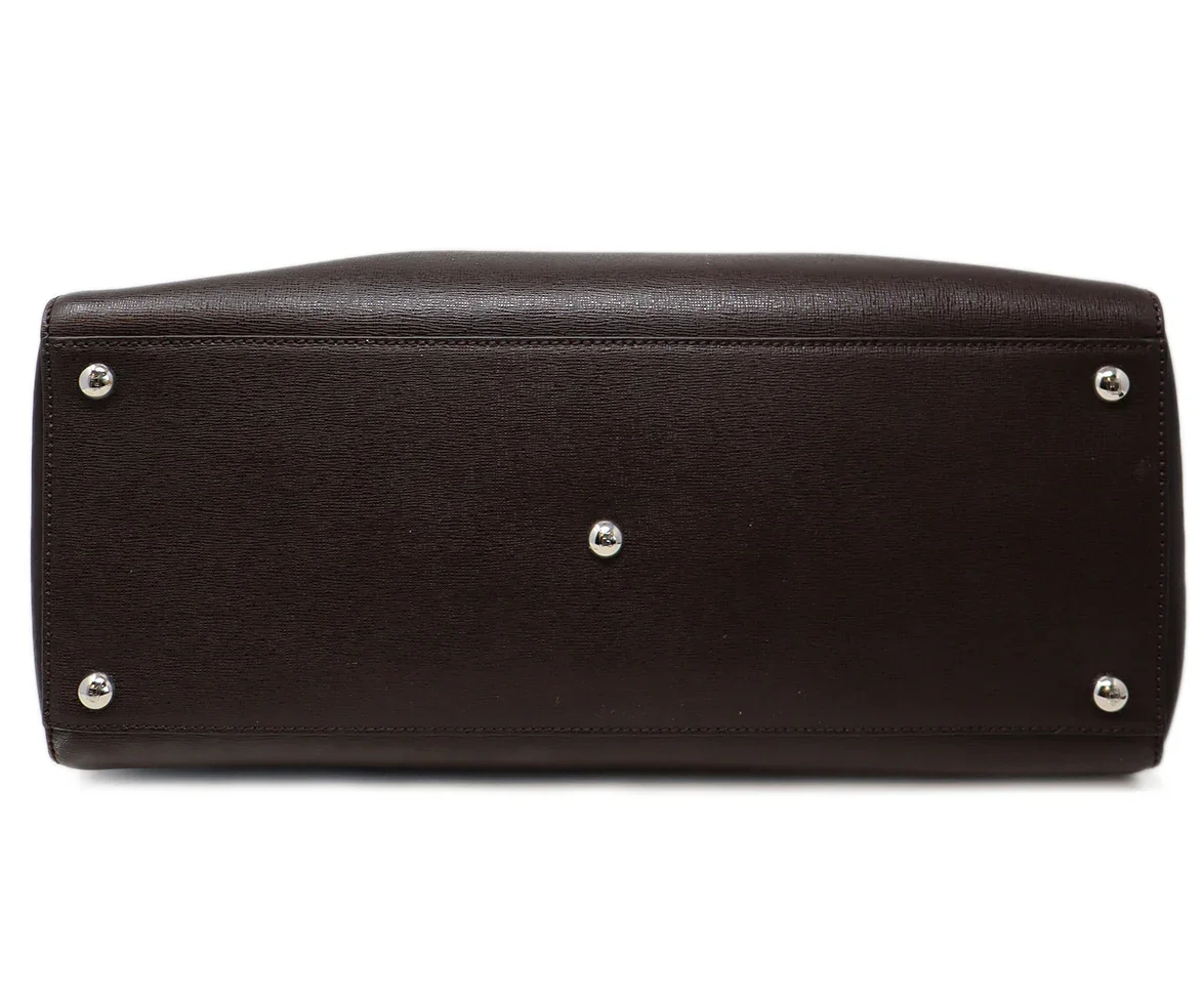 Fendi Brown Leather 2Jours Tote - Image 4