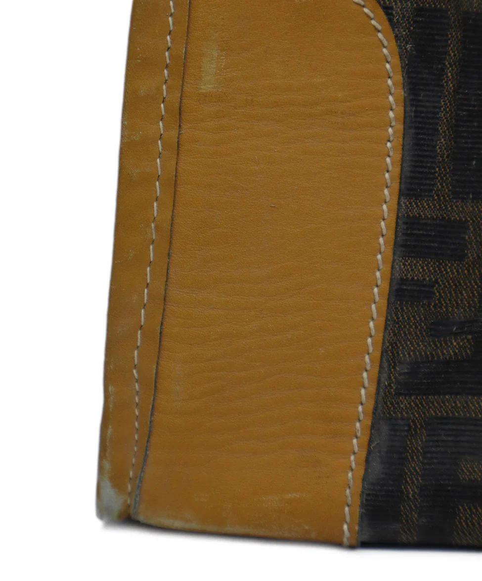 Fendi Vintage Logo Print Luggage - Image 10