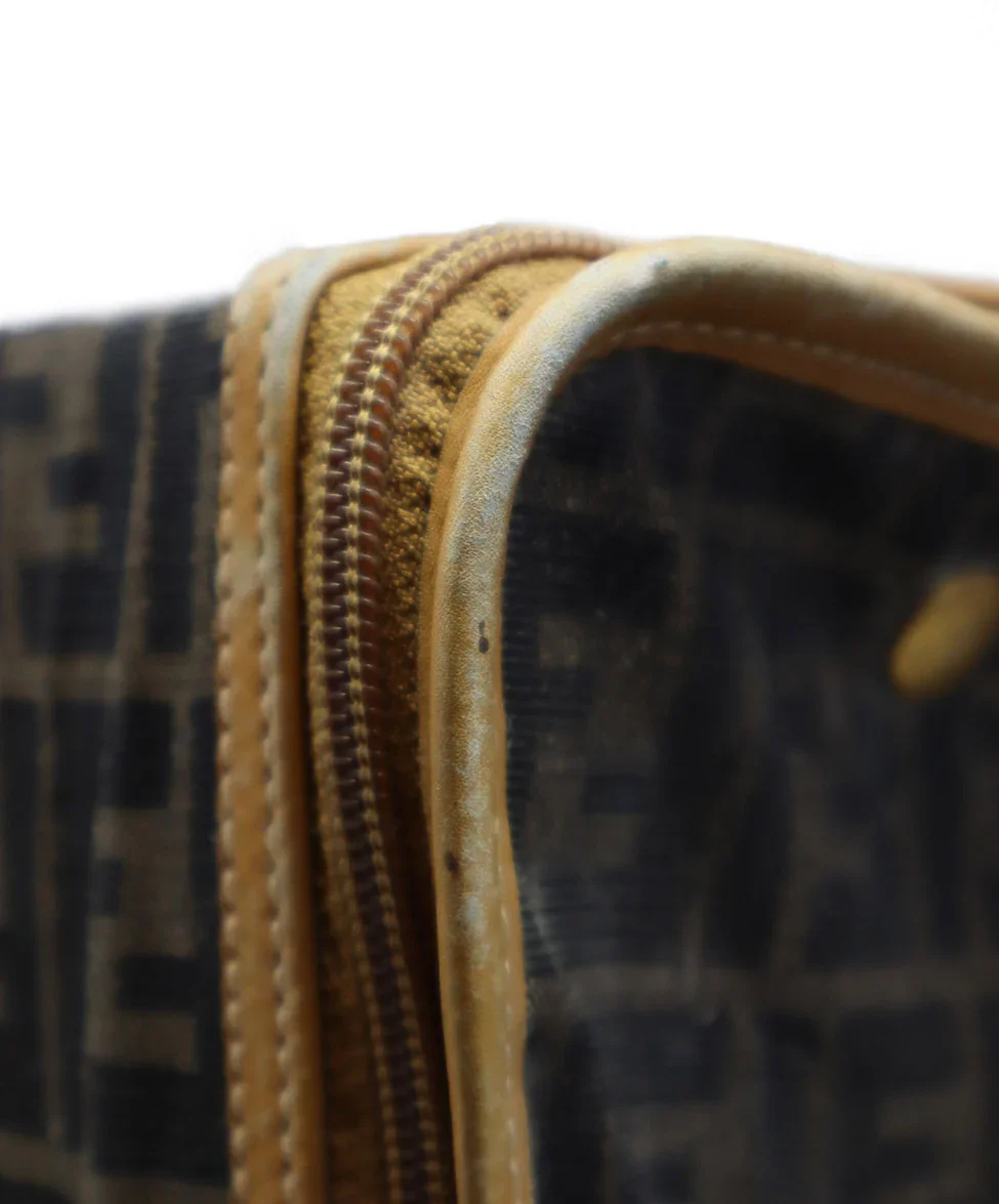 Fendi Vintage Logo Print Luggage - Image 12