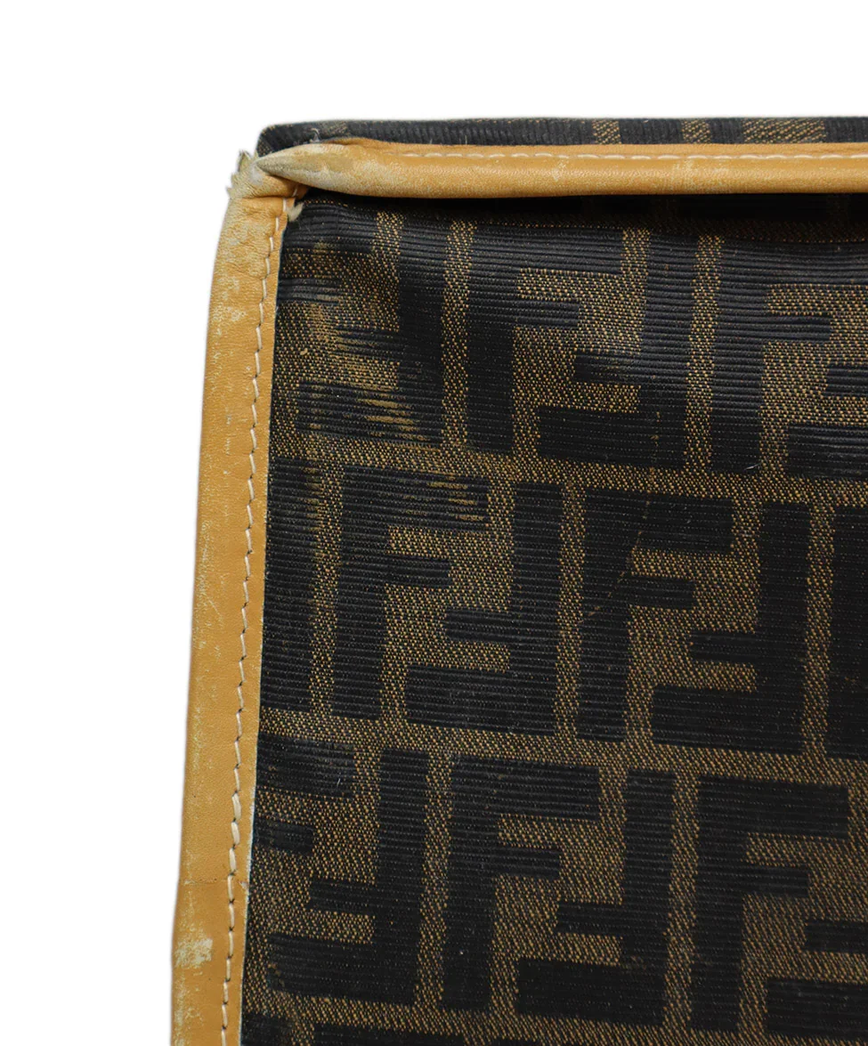 Fendi Vintage Logo Print Luggage - Image 17