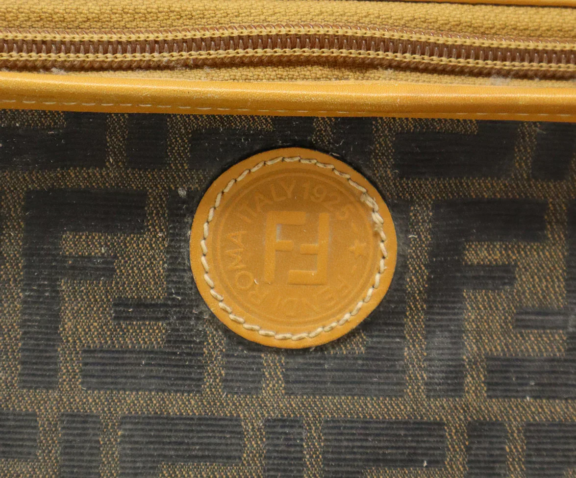 Fendi Vintage Logo Print Luggage - Image 19
