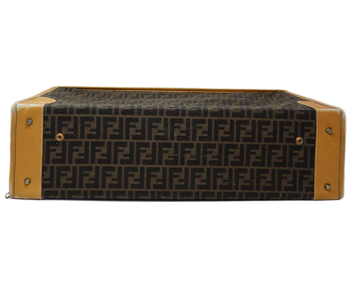 Fendi Vintage Logo Print Luggage - Image 4