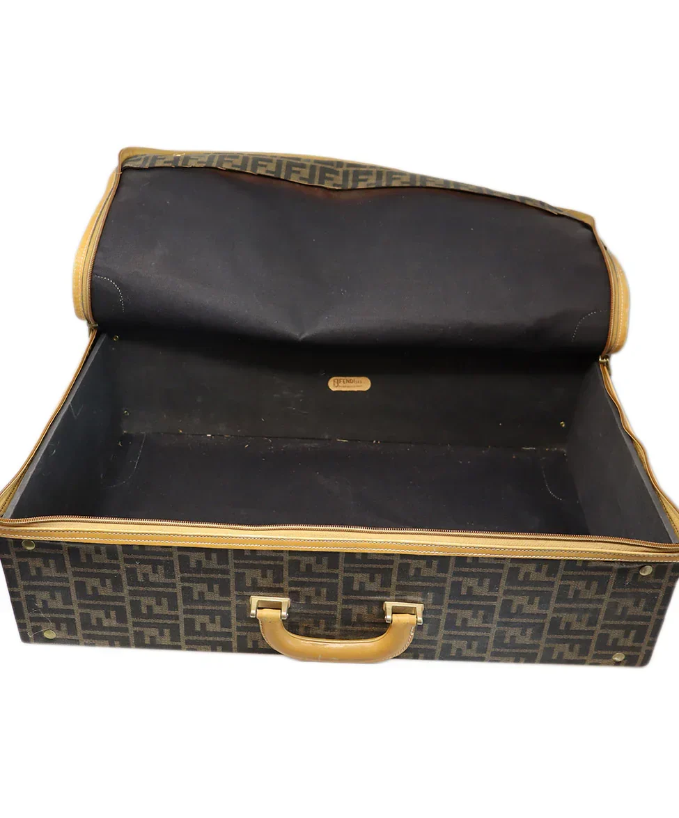 Fendi Vintage Logo Print Luggage - Image 6