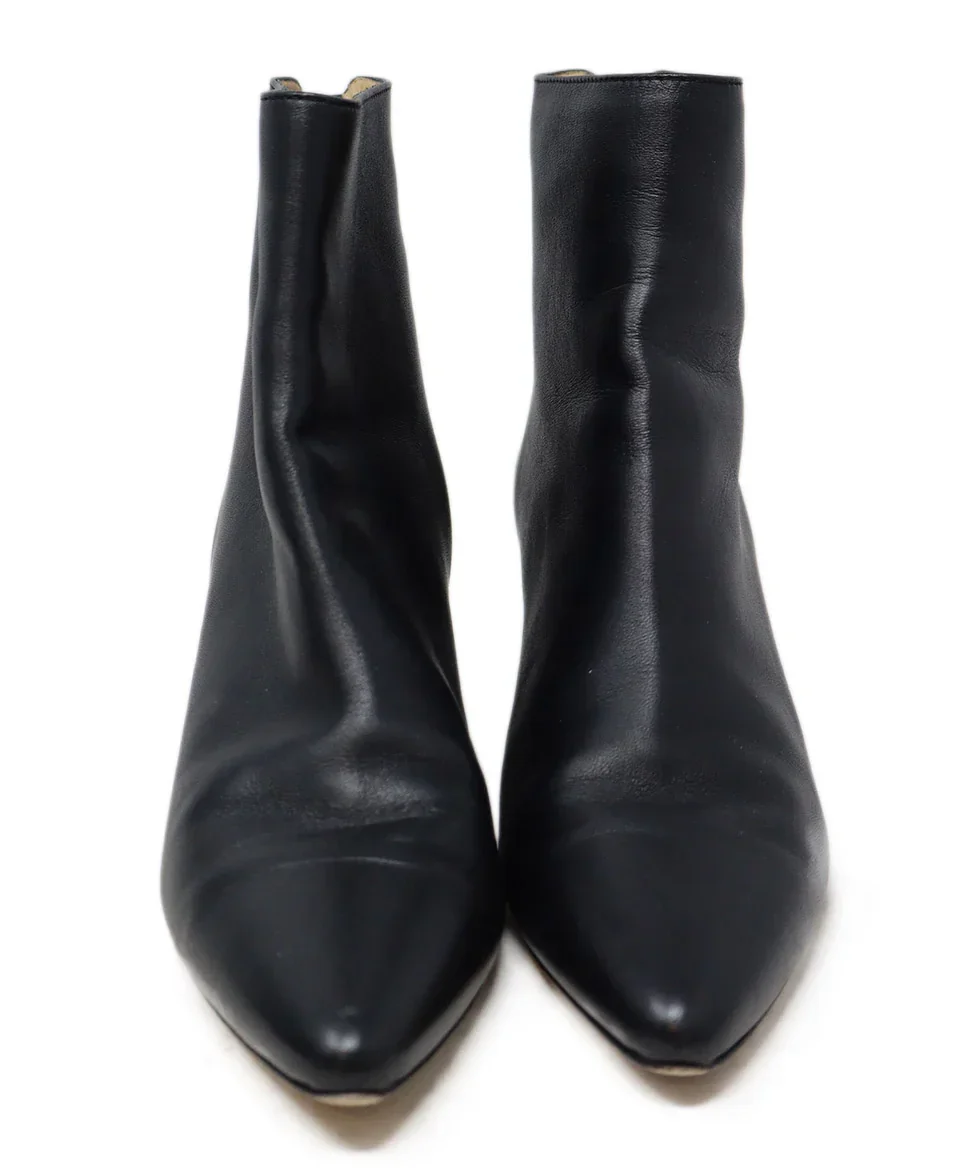 Gabriela Hearst Black Leather Booties sz 6 - Image 4