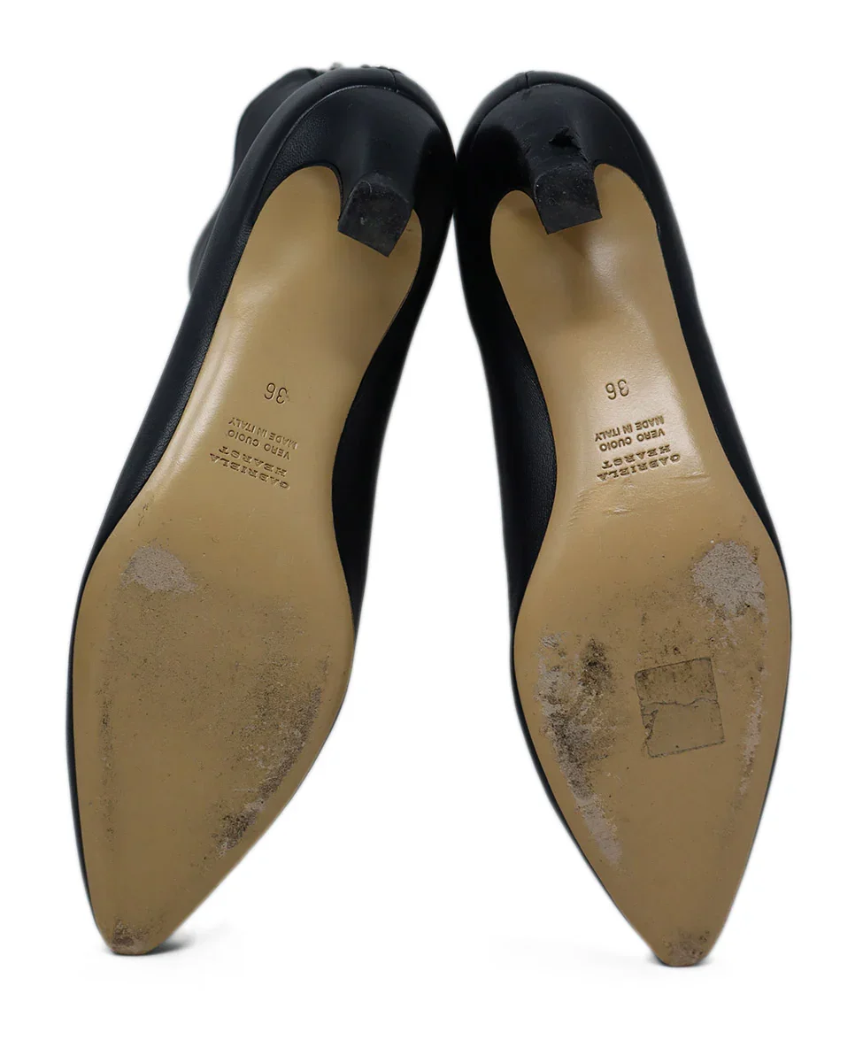 Gabriela Hearst Black Leather Booties sz 6 - Image 5