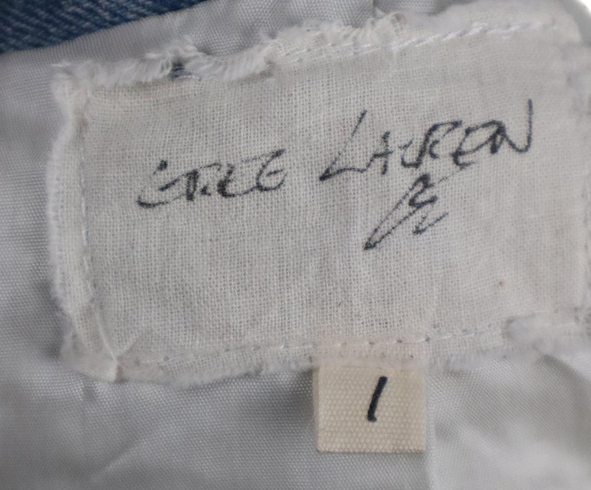 Greg Lauren Red & Blue Flannel Jacket sz 2 - Image 4