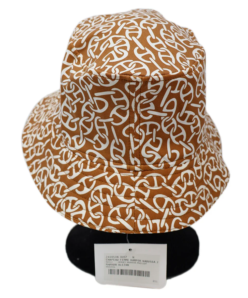 Hermes Beige Canvas Calvi Seashell Hat - Image 3