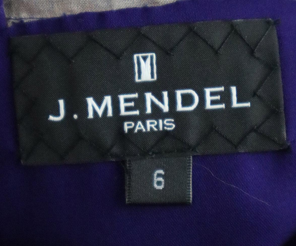 J. Mendel Purple Lace Dress sz 6 - Image 4
