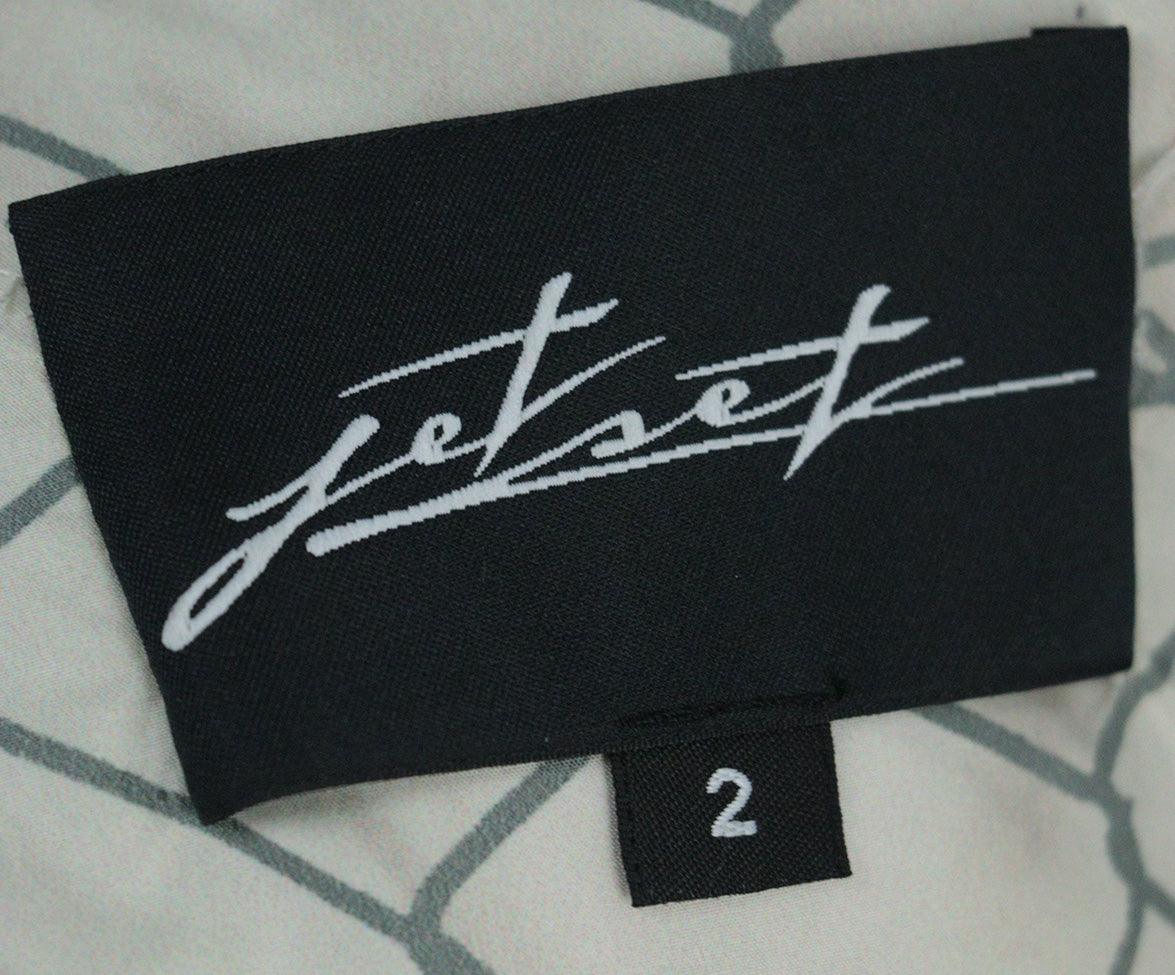 Jet Set Blue & Red Fox Fur Vest sz 2 - Image 4