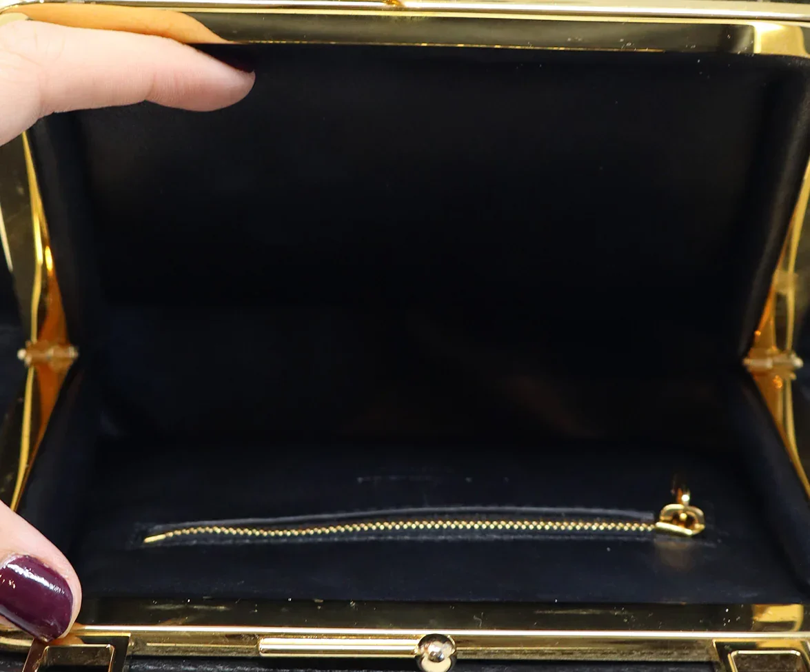 Jil Sander Beige Canvas & Black Leather Handbag - Image 6