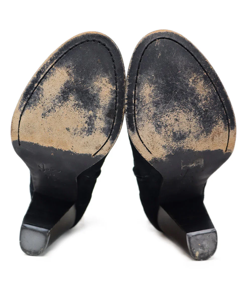 Joie Black Suede Booties sz 9 - Image 5