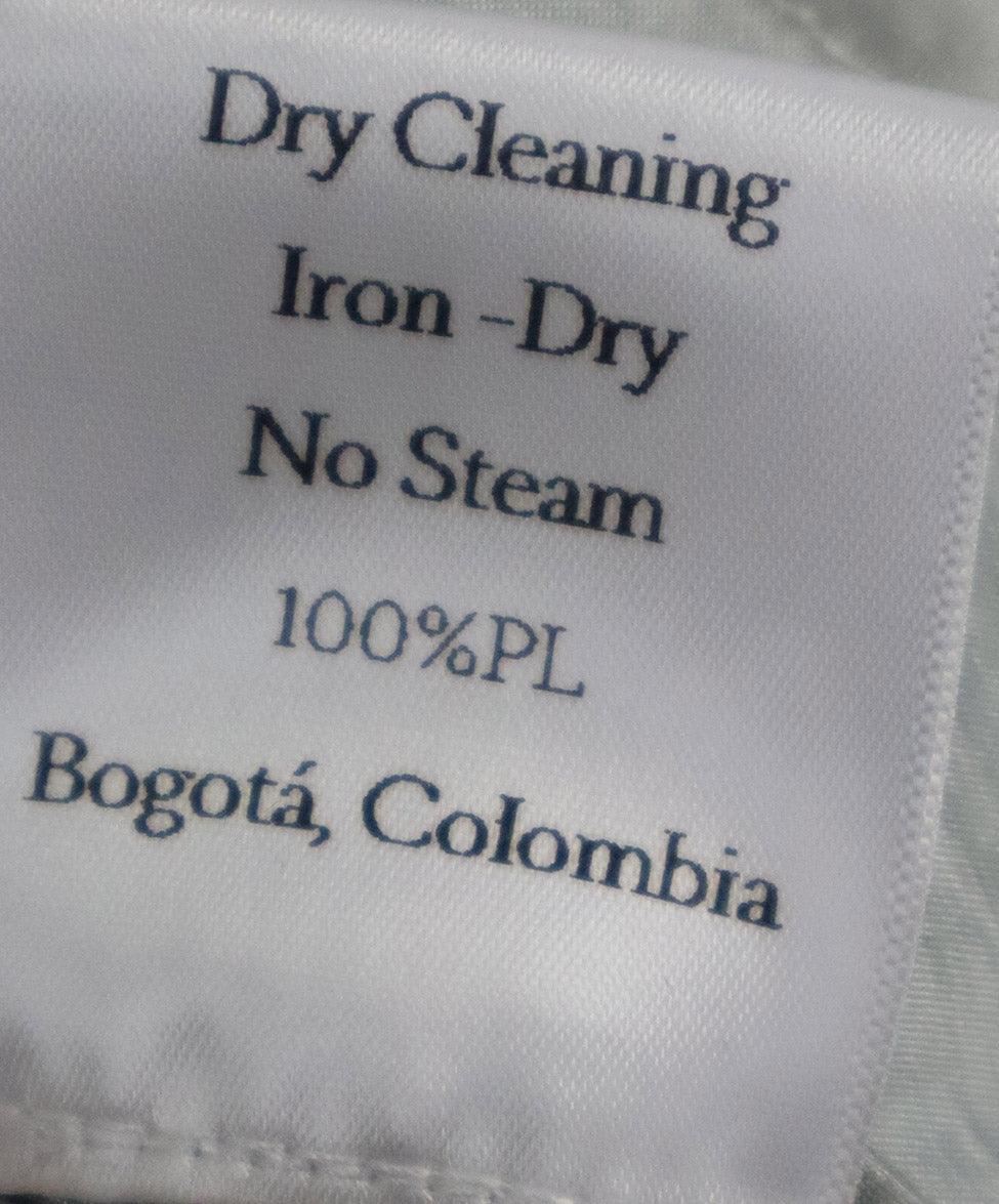 Kika Vargas Black & Multi Print Dress sz 2 - Image 5