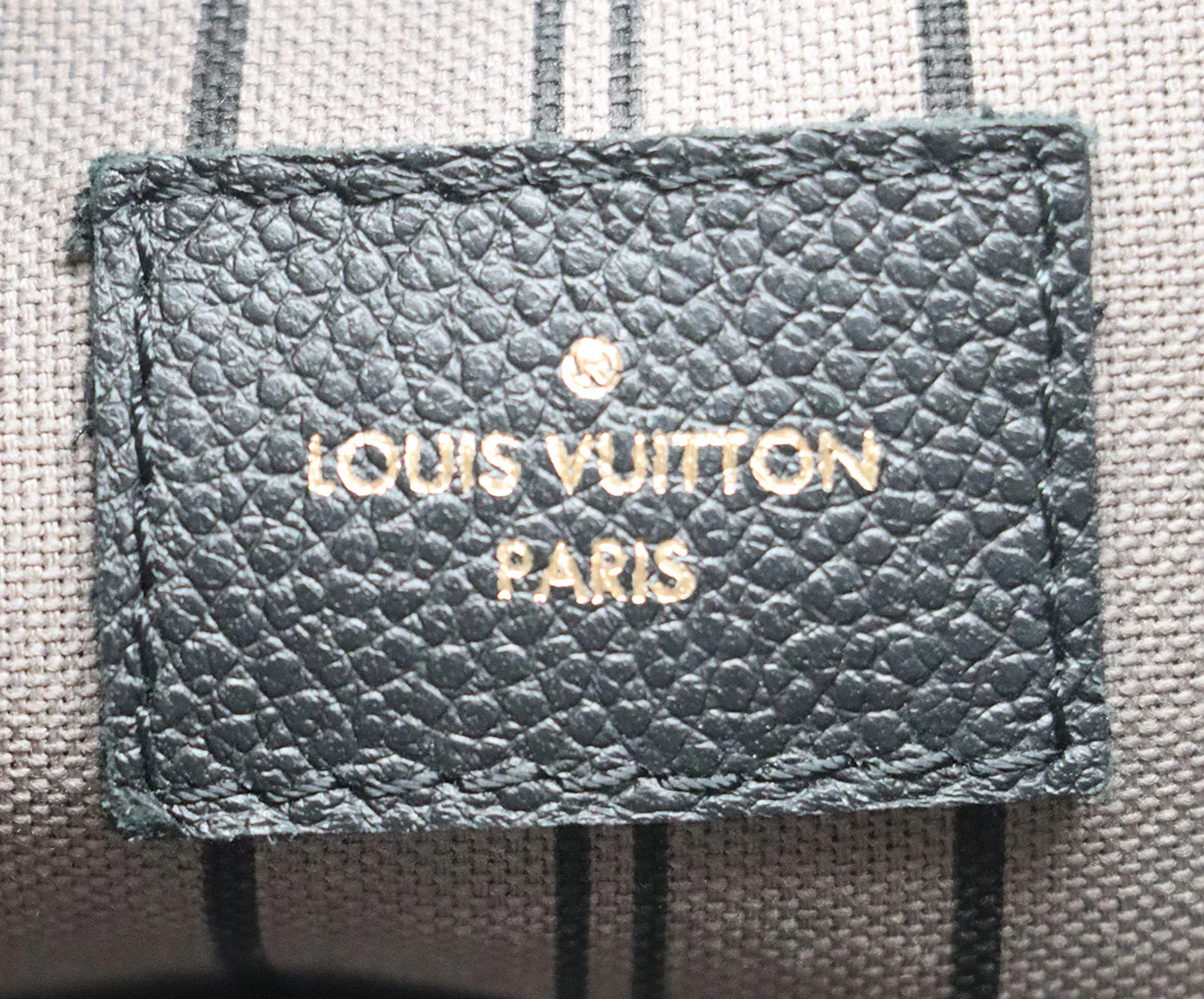 Louis Vuitton Black Monogram Leather Tote - Image 7