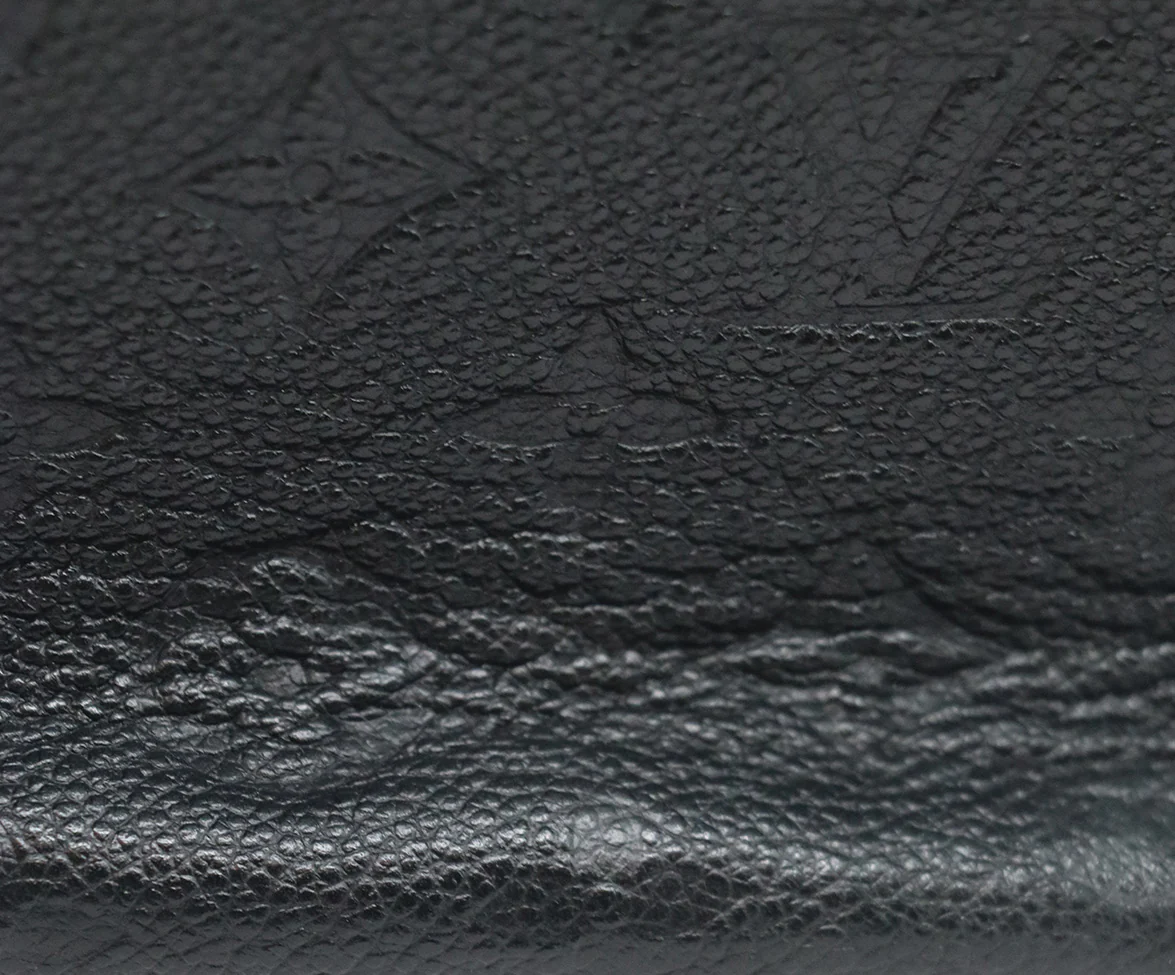 Louis Vuitton Black Monogram Leather Tote - Image 9