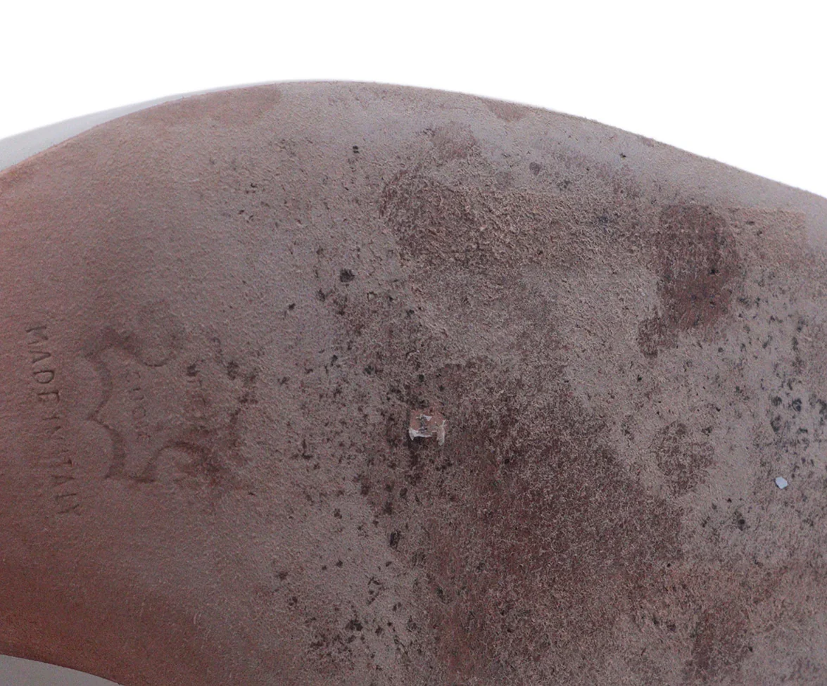 Manolo Blahnik Beige Leather Lace Up Booties sz 8 - Image 10