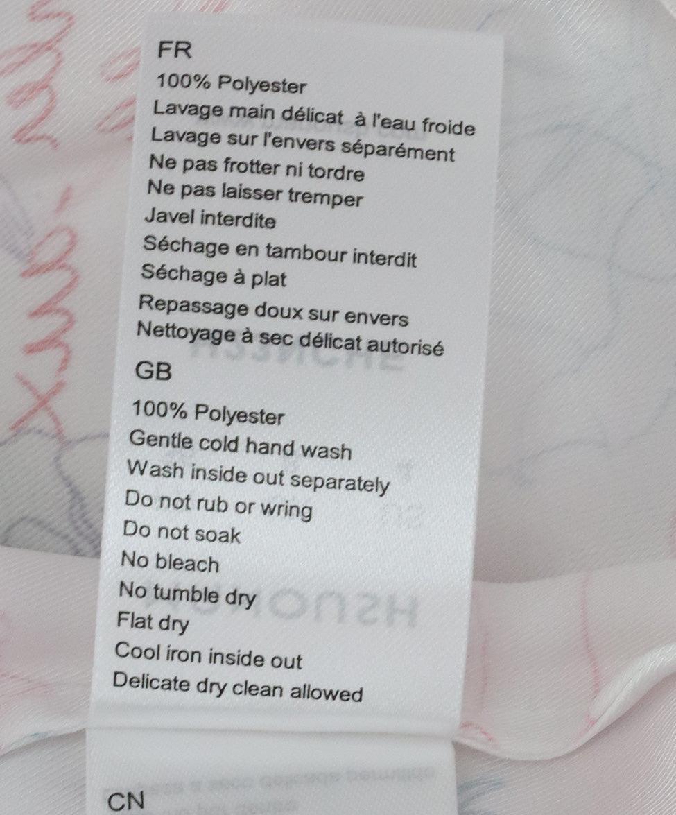 Manoush White & Multicolor Print Blouse sz 4 - Image 5