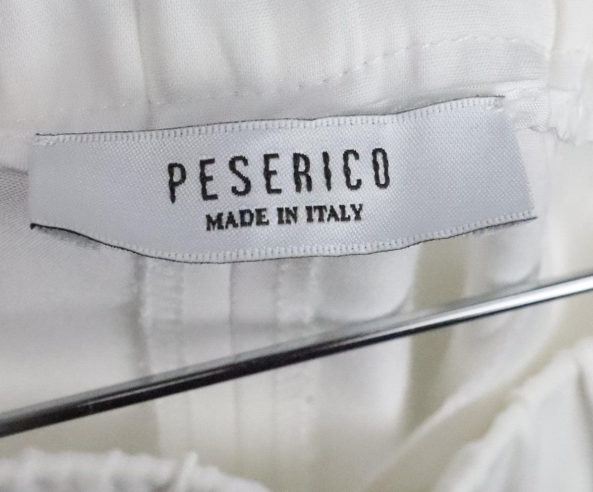 Peserico White Pants sz 8 - Image 3