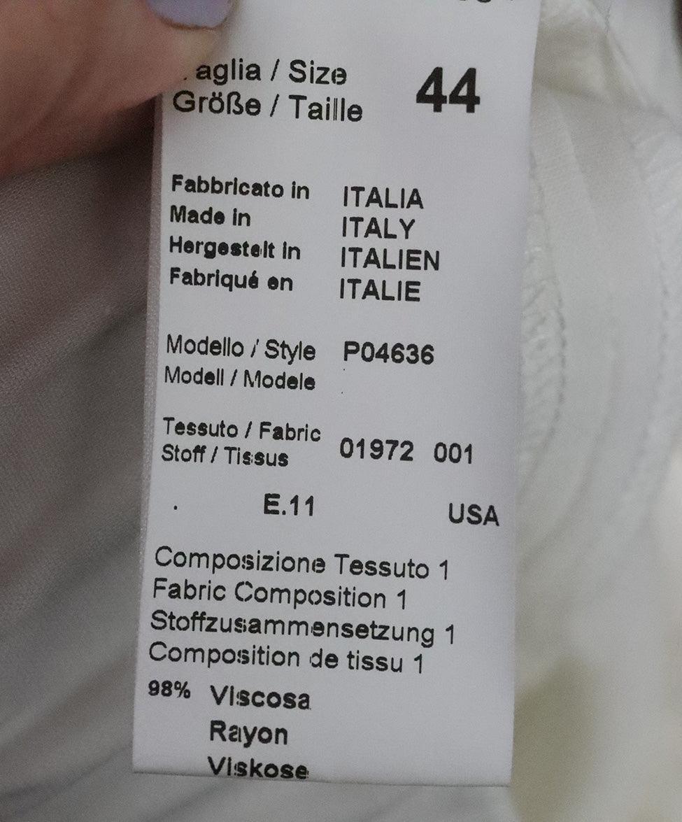 Peserico White Pants sz 8 - Image 4