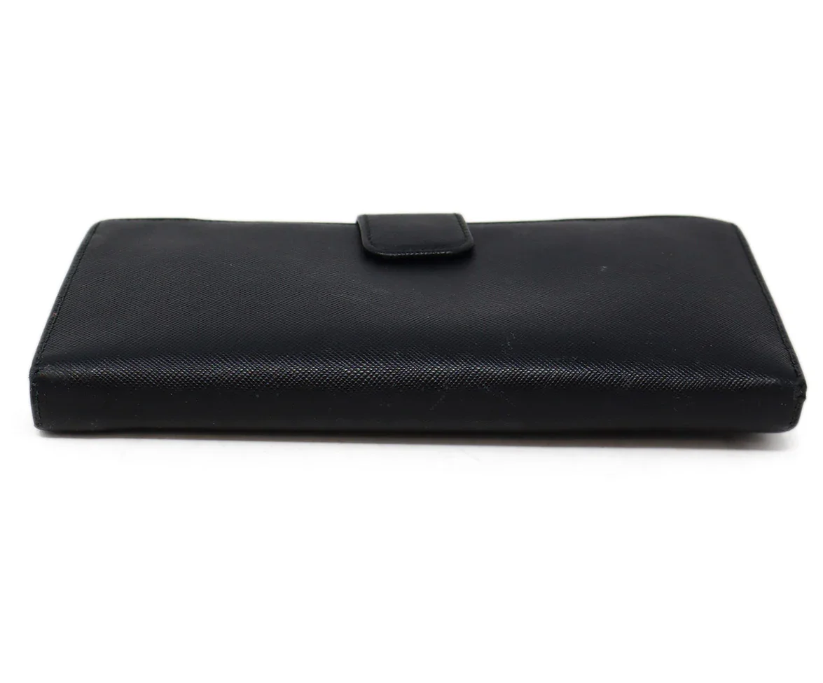 Prada Black Leather Wallet - Image 4