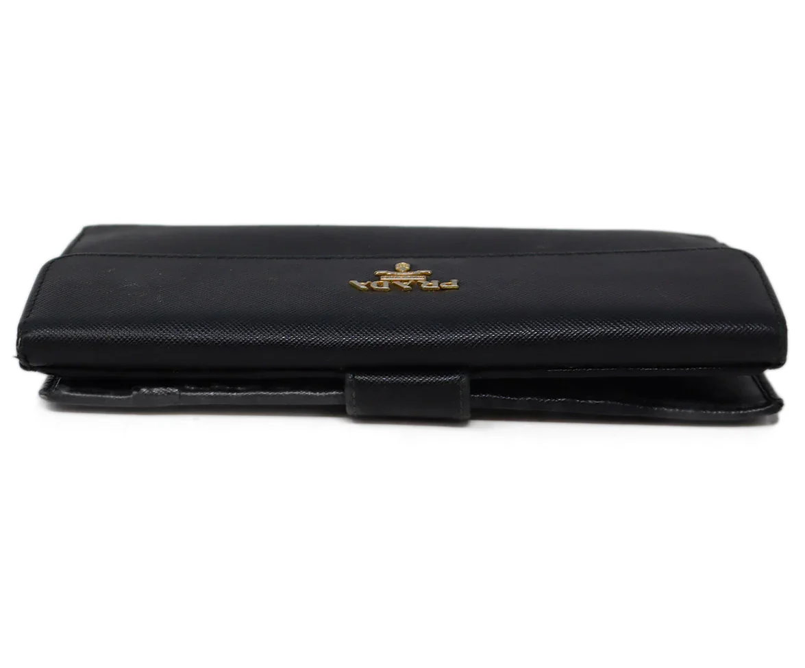 Prada Black Leather Wallet - Image 5
