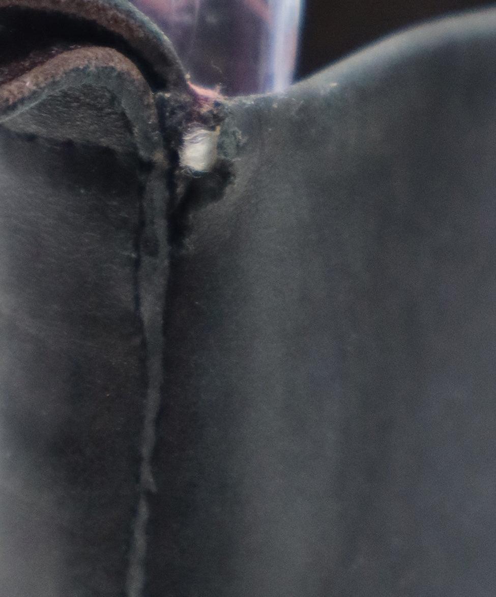 Proenza Schouler Black Leather Espadrilles sz 7 - Image 6