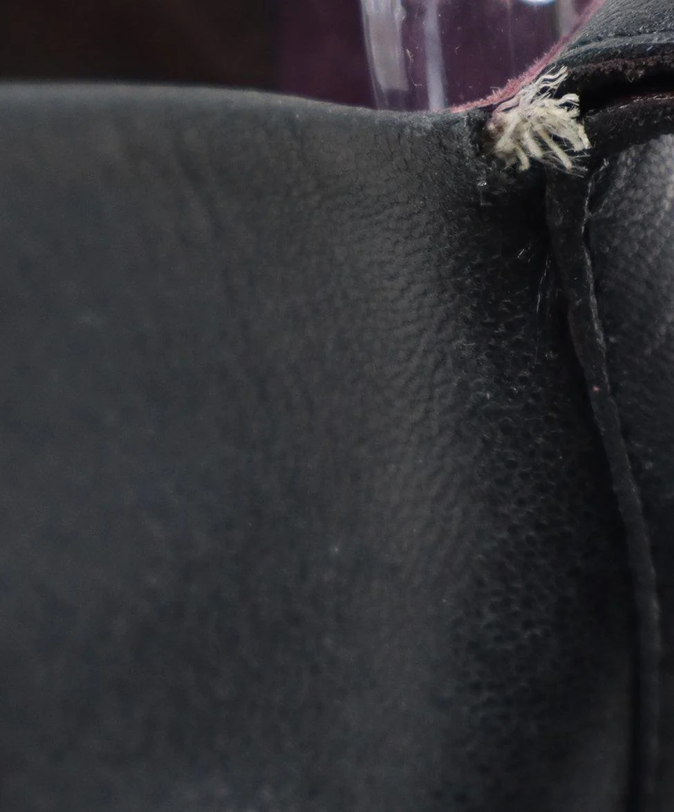 Proenza Schouler Black Leather Espadrilles sz 7 - Image 7