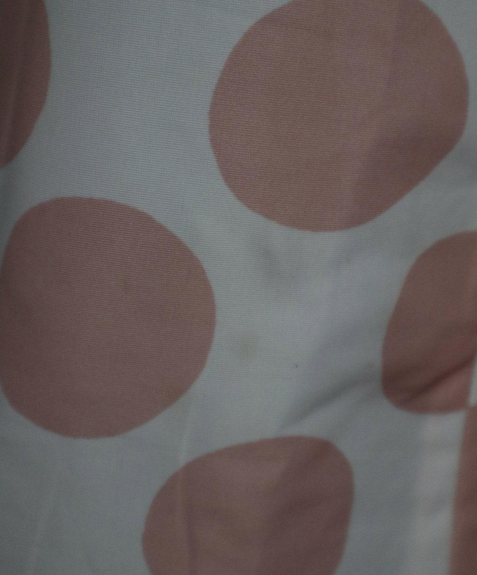 Red Valentino Black Pink & White Silk Dress w/ Lace Trim sz 2 - Image 5