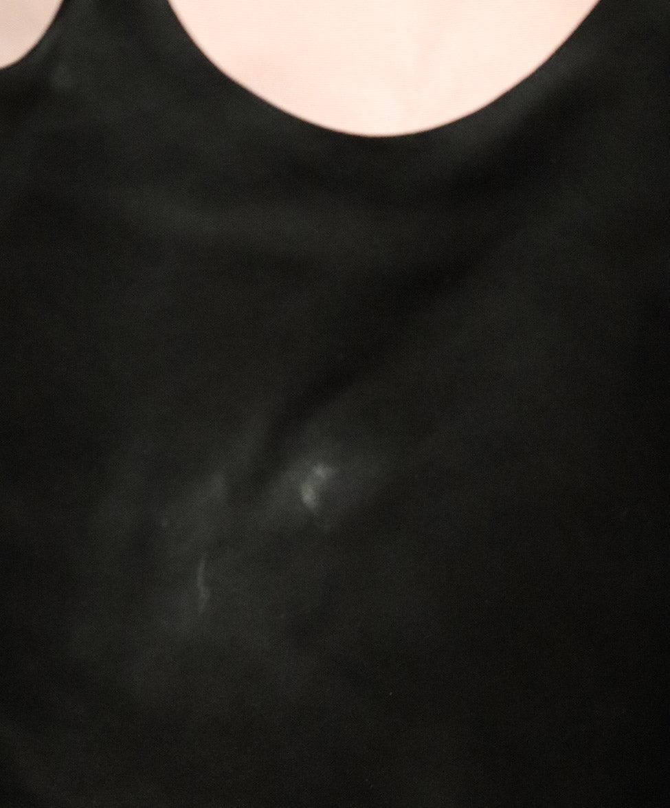 Red Valentino Black Pink & White Silk Dress w/ Lace Trim sz 2 - Image 7