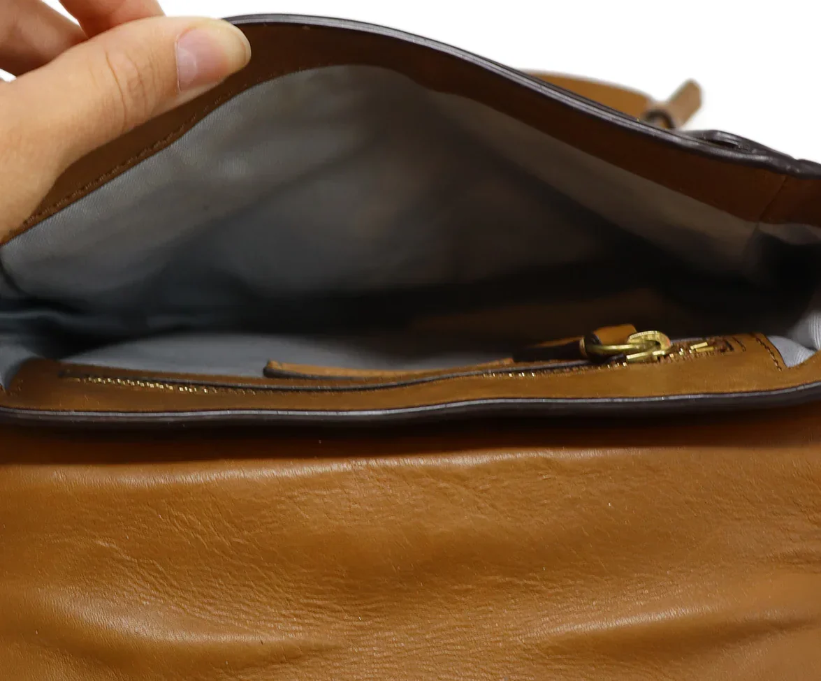 Reed Krakoff Tan Leather Crossbody - Image 6