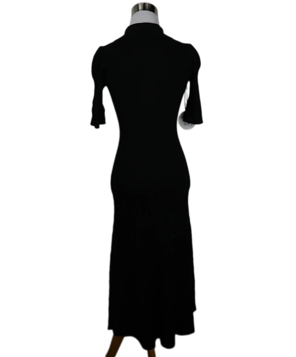 STAUD Black Viscose Knit Dress sz 0 - Image 3