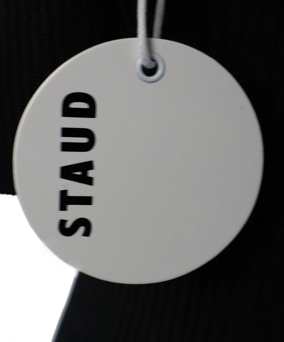 STAUD Black Viscose Knit Dress sz 0 - Image 6